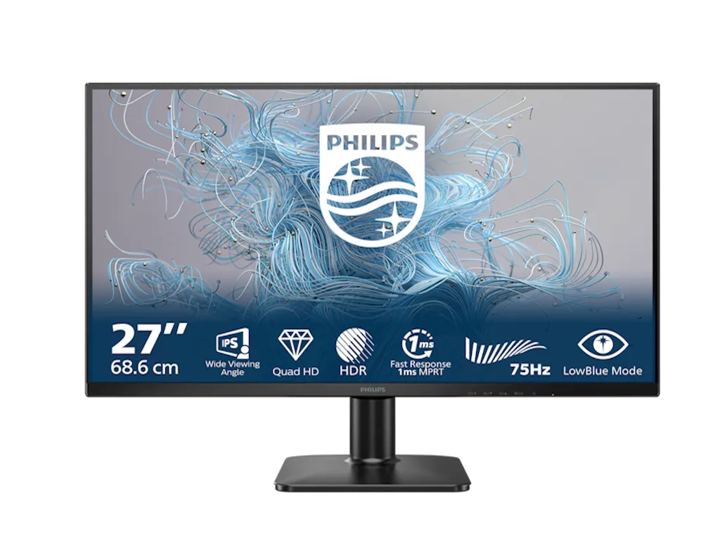 Monitor PHILIPS 27E2N1500L/00 27"/IPS/2560x1440/75Hz/4ms GtG/HDMI,DP/Adaptive sync/VESA/crna Slika 3